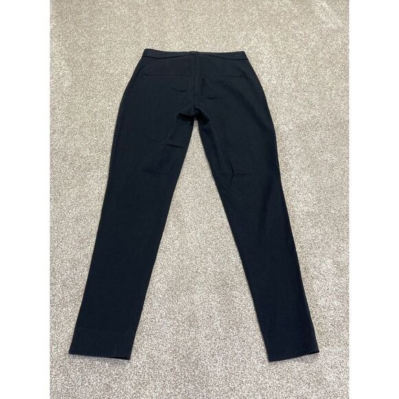 Banana republic womens high rise slim ankle pants sz 00p black stretch trousers - Picture 2 of 12